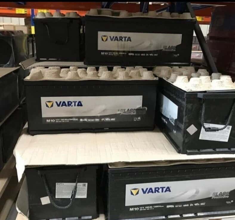 Battery M10 Varta 12V 140Ah - Tenderyard