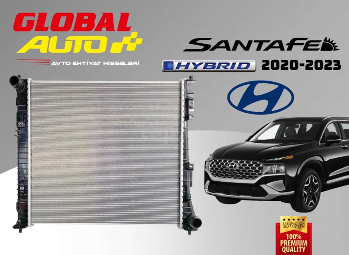 Water radiator for Hyundai Santa Fe Hybrid 2020-2023 - Tenderyard
