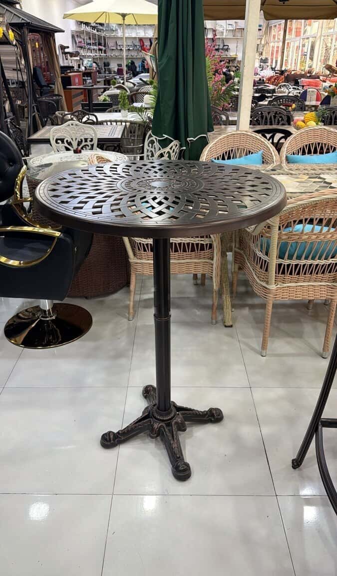 Прямоугольный садовый стол, Белый цвет - Tenderyard