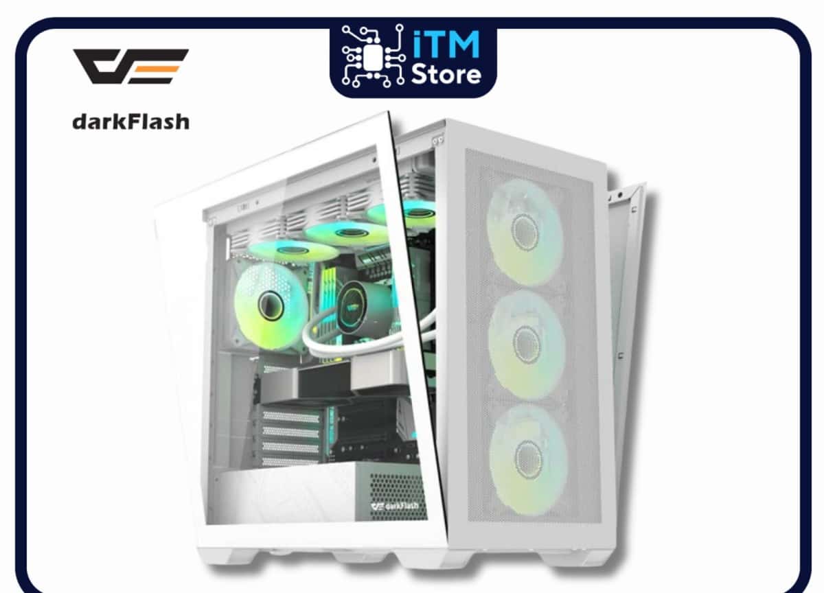 Computer case Aigo Darkflash DLX4000 White - Tenderyard