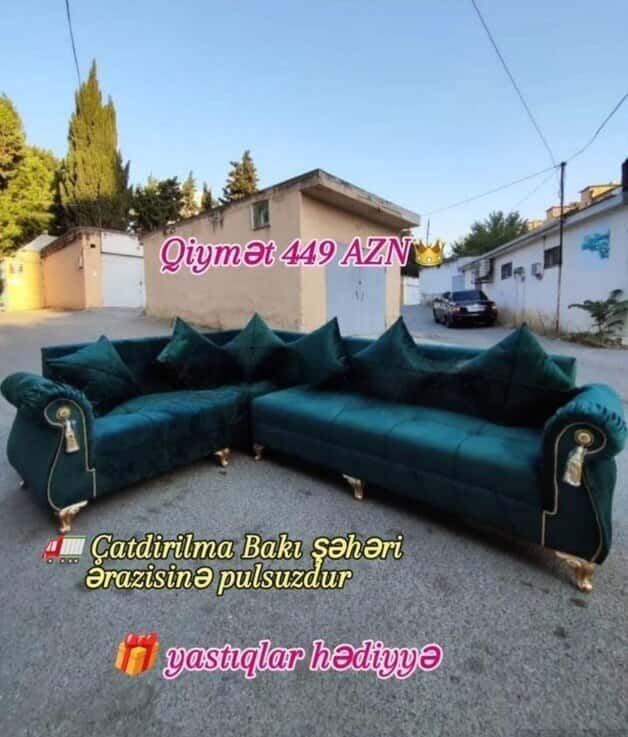 Künc divan, Qarışıq rəng - Tenderyard