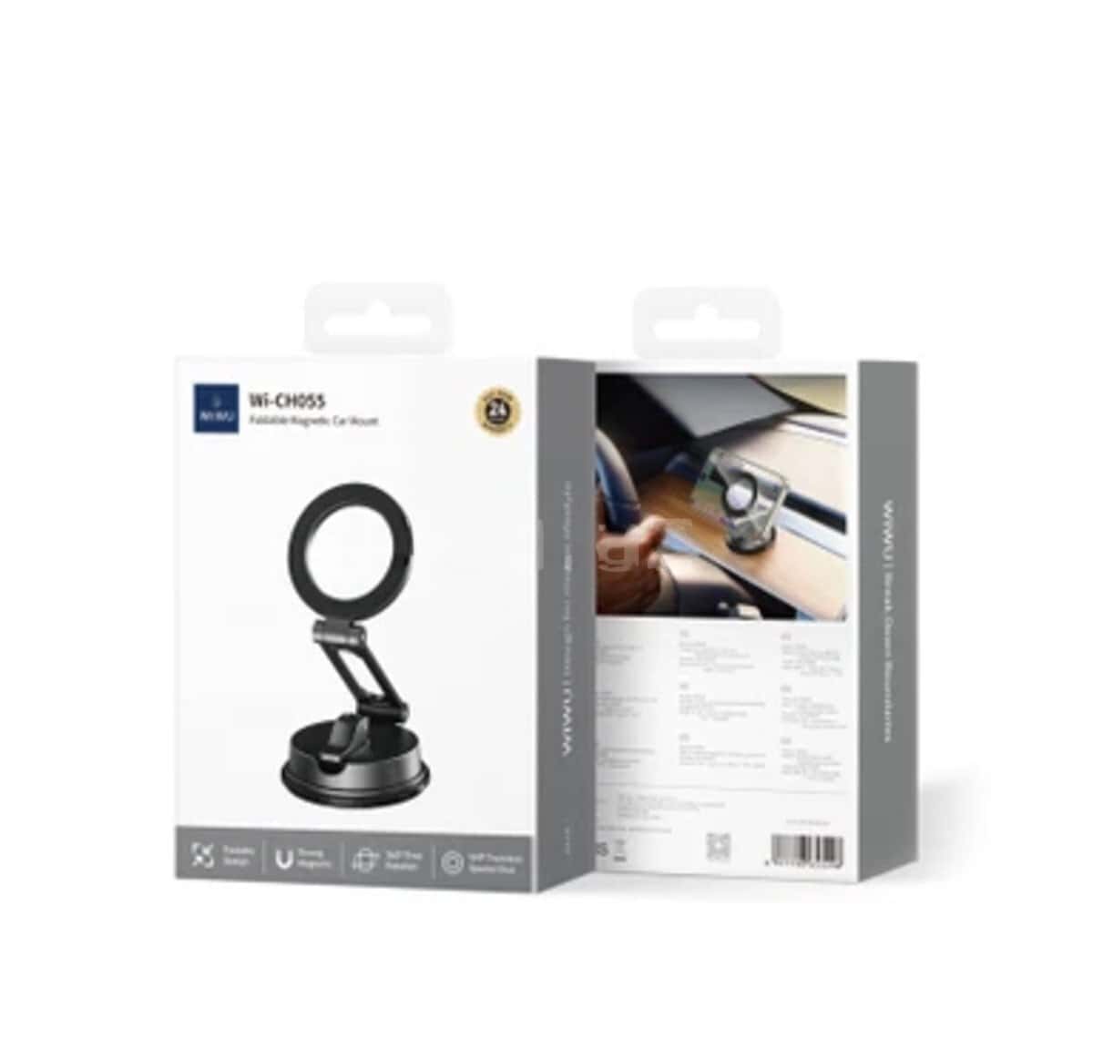 Magnetic car phone holder Foldable WI-CH055 - Tenderyard