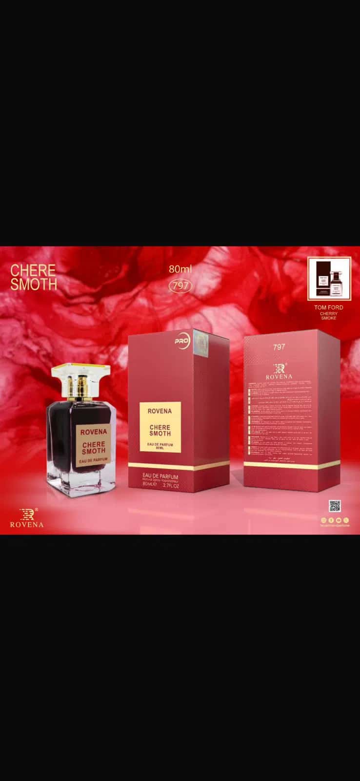 Парфюм Rovena Chere Smoth 80 мл - Tenderyard