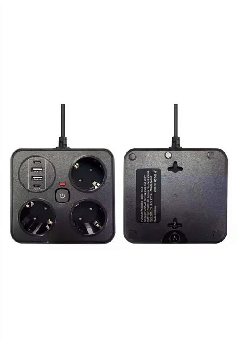 Globex MY-55013 3-Way Power Extension Socket - Tenderyard