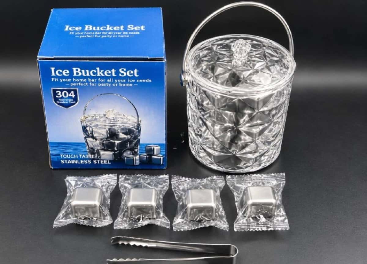 Metal ice cubes set (4 pieces) - Tenderyard