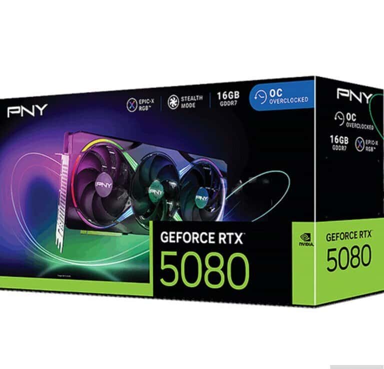 Video card PNY NVIDIA GeForce RTX 5080 16GB GDDR7 OC - Tenderyard