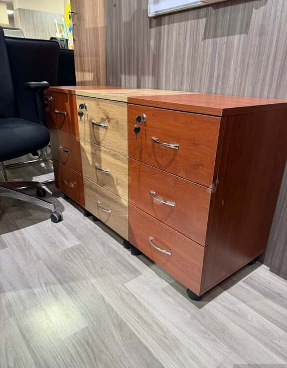 Office pedestal, Brown color - Tenderyard