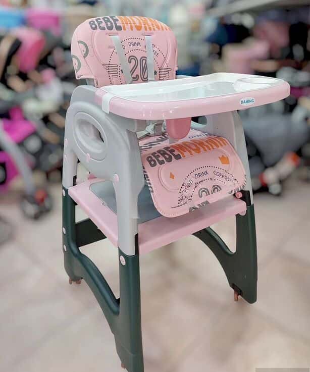 Unisex baby high chair, Mixed color - Tenderyard