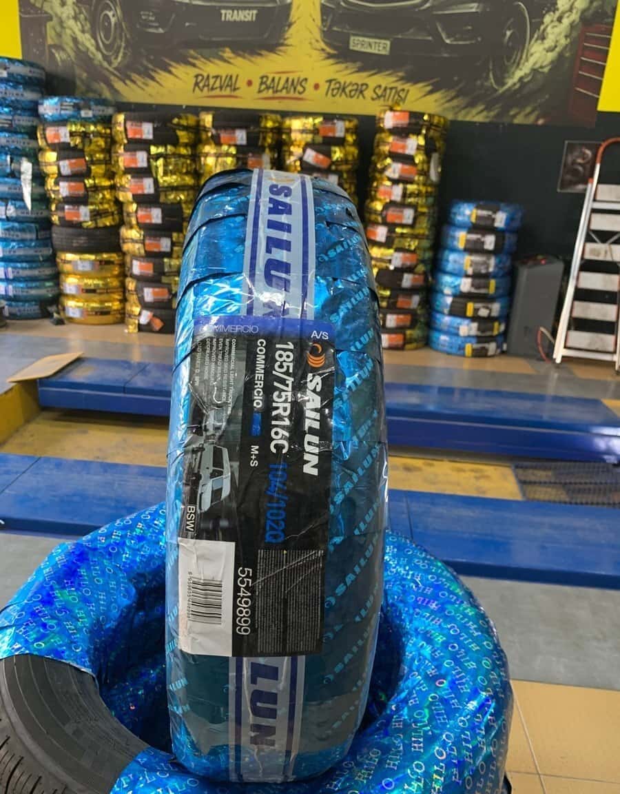 Avtomobil şini Sailun 185/75 R16C - Tenderyard