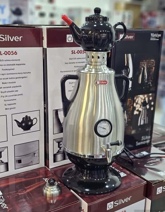 Samovar Paslanmayan polad material - Tenderyard