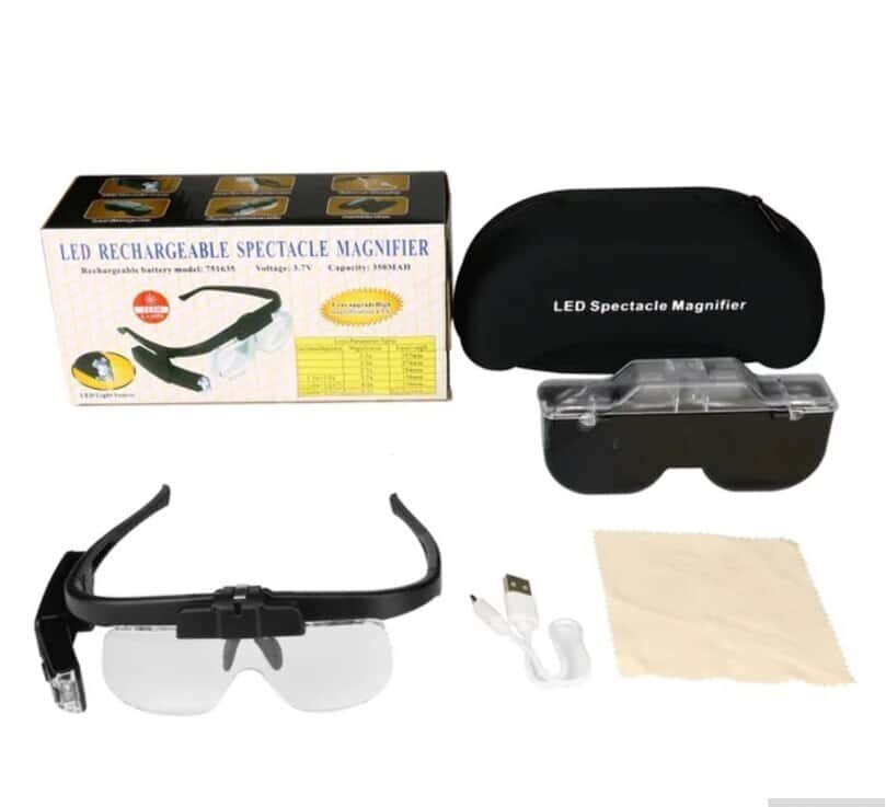 Magnifying glass headset - Tenderyard