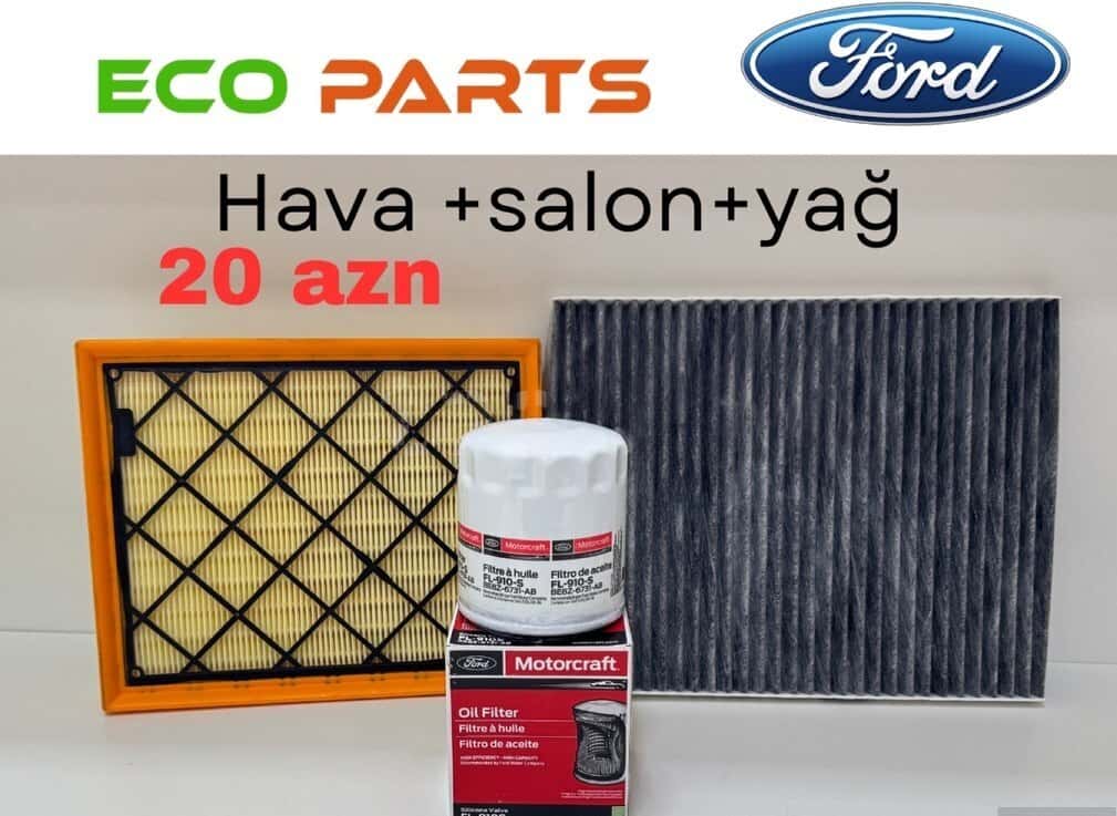 Filter kit for Ford Fusion (air, oil, cabin) - Tenderyard