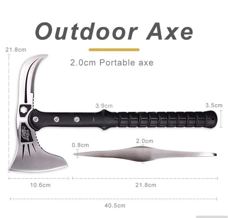 Picnic axe stainless metal - Tenderyard