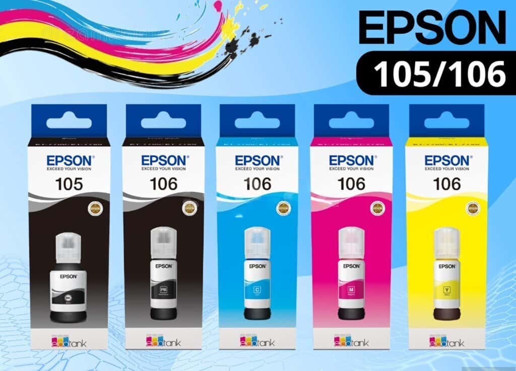 Epson 105/106 Orijinal Printer Mürəkkəbləri - Tenderyard