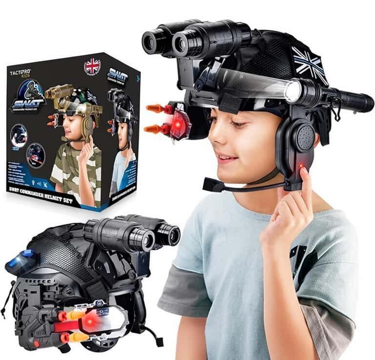 Tactipro Kids SWAT Commander Oyuncaq Dəbilqə Dəsti - Tenderyard