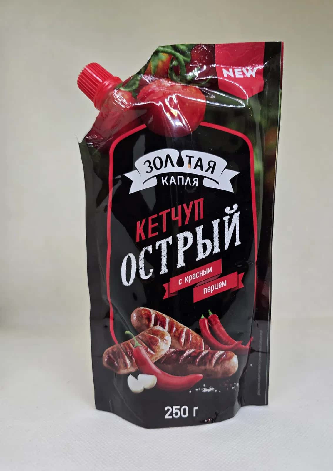 Zolotaya Kaplya Acı Ketçup 250 q - Tenderyard
