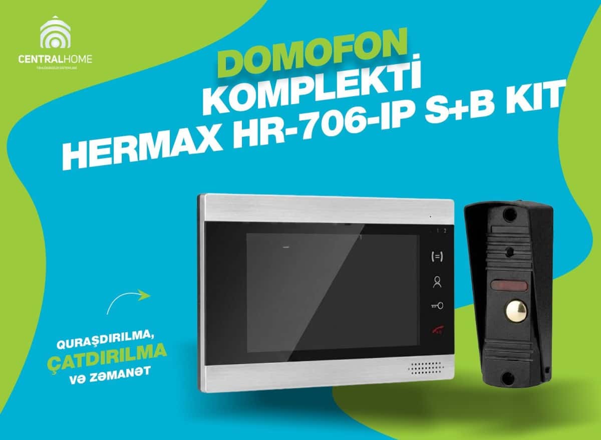 Intercom kit Hermax HR-706-IP S+B Kit - Tenderyard