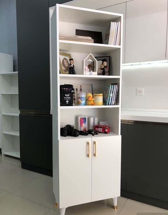 Ofis dolabı Kitab dolabı, Ağ rəng - Tenderyard