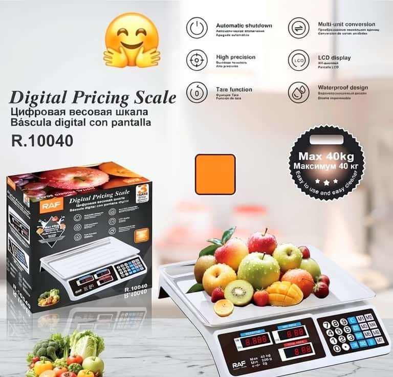 RAF R.10040 Electronic Retail Scale 40 kg - Tenderyard
