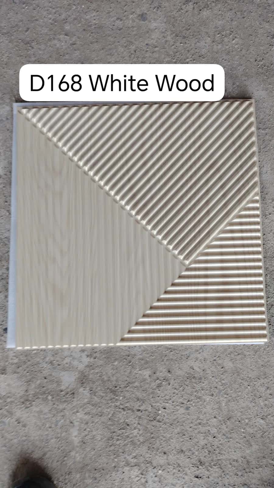 D168 White Wood divar paneli - Tenderyard