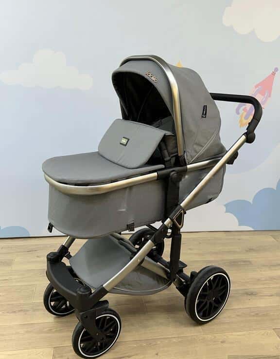Unisex baby stroller, Black color - Tenderyard