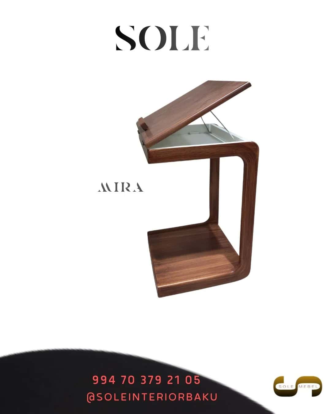 Coffee table Mixed color, With lid - Tenderyard