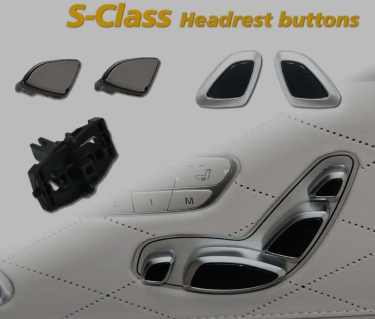 Seat control buttons for Mercedes-Benz W222 W447 - Tenderyard