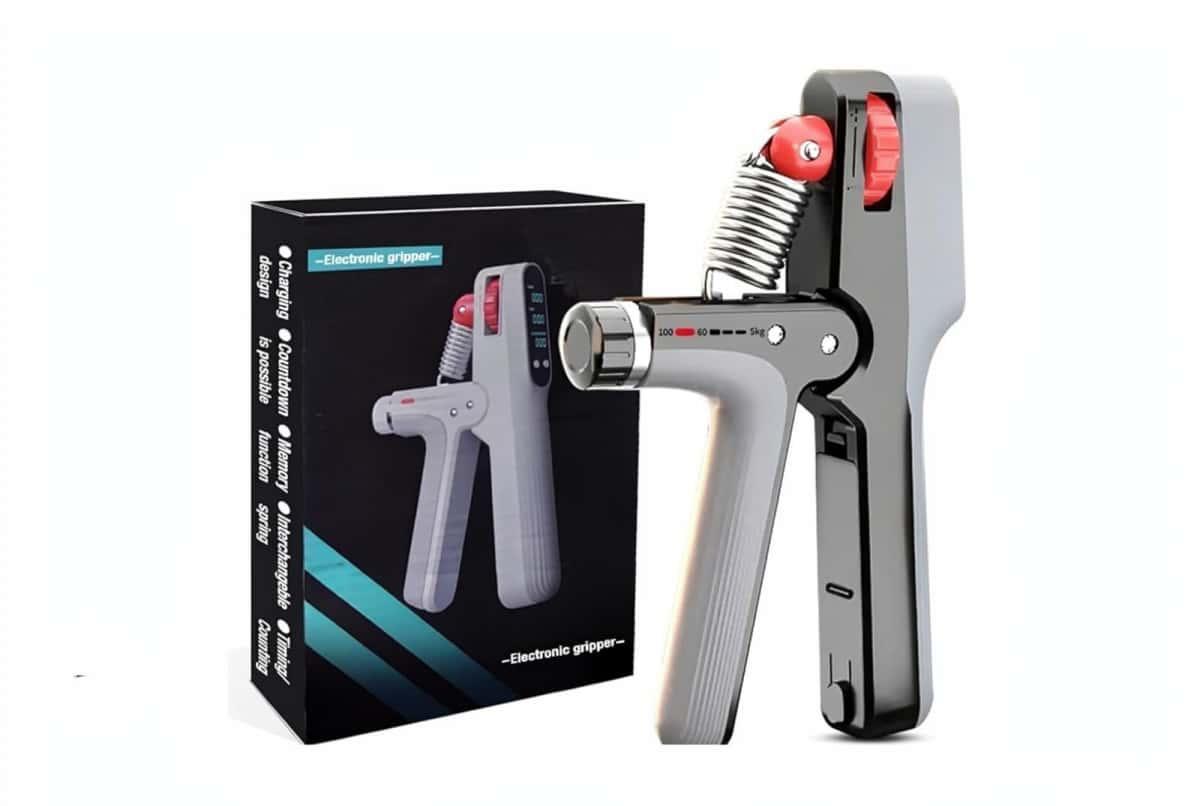 Adjustable Hand Gripper with Electronic Counter - Tenderyard