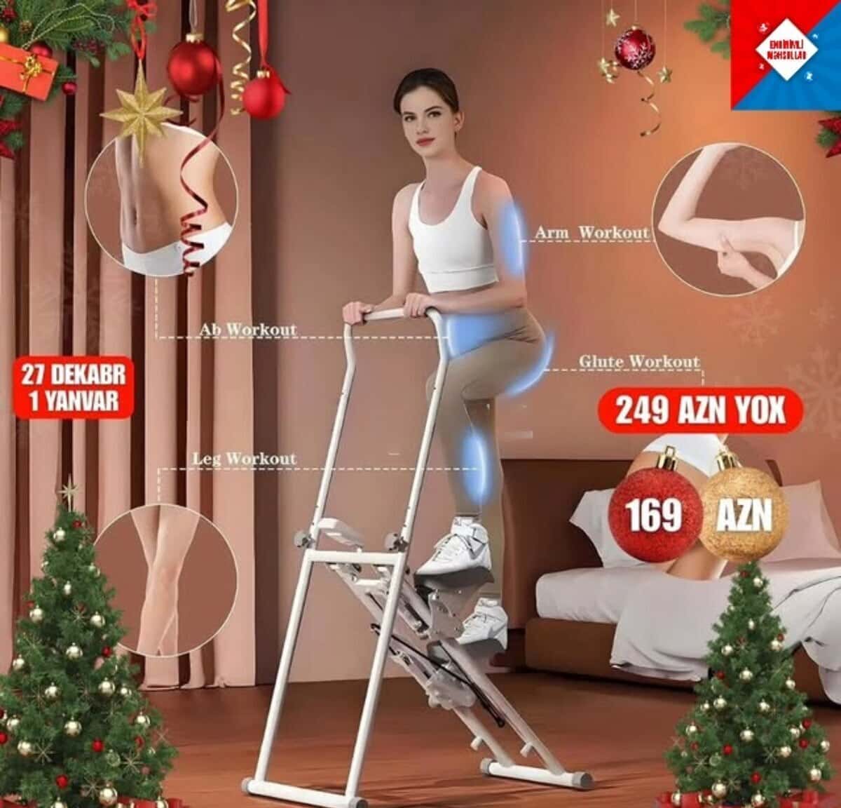 Stepper Mini Vertical Cardio Home Gym Stair Climber 2 - Tenderyard