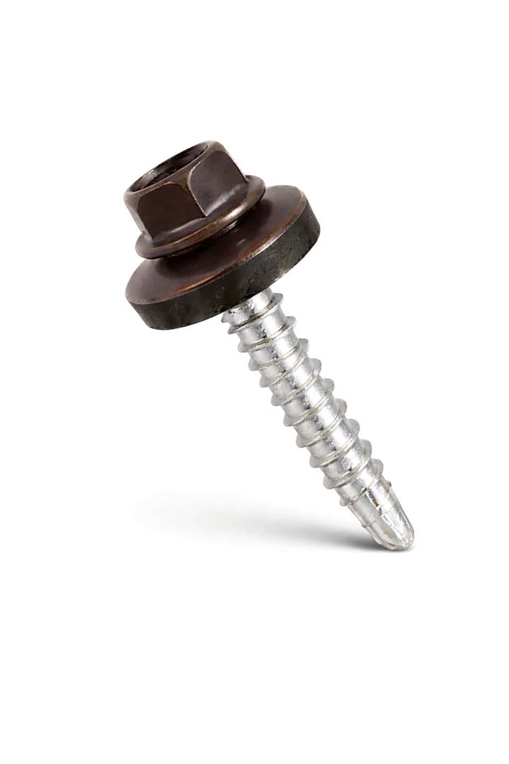 Screw 4.8x35mm RAL 8019 (170 pieces) - Tenderyard