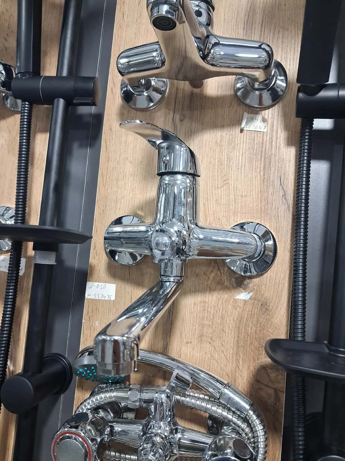 Shower faucet, Silver color - Tenderyard