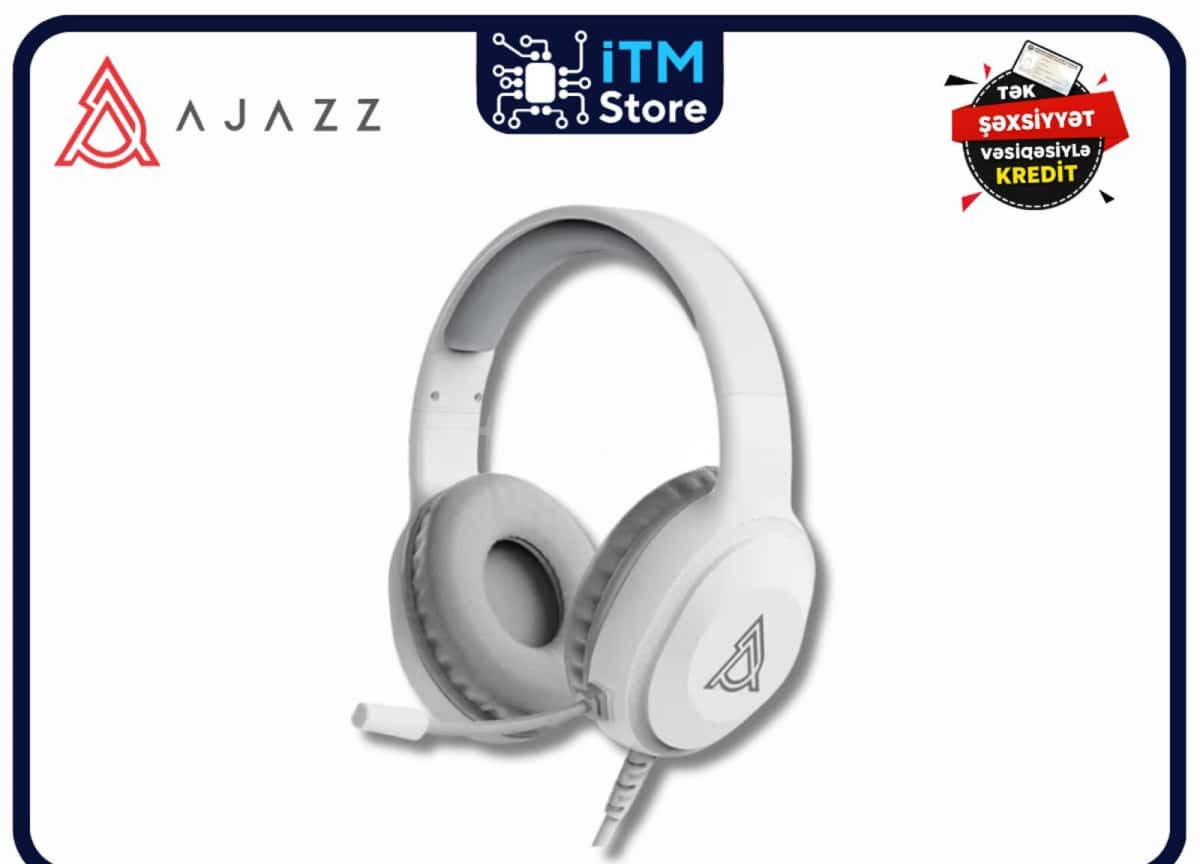 Gaming Headset Ajazz AHW11 White - Tenderyard
