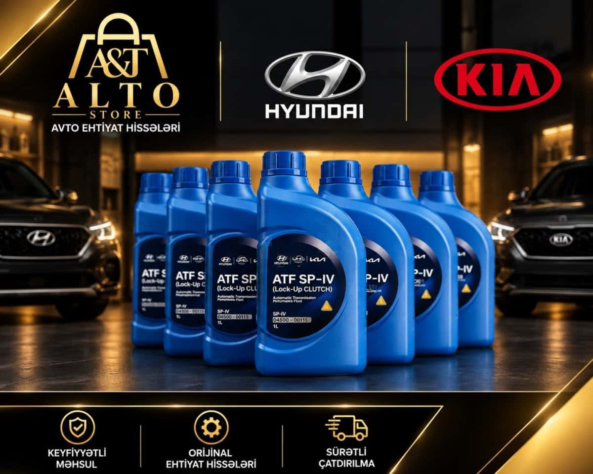 Transmissiya yağı Hyundai/Kia ATF SP-IV 1L - Tenderyard