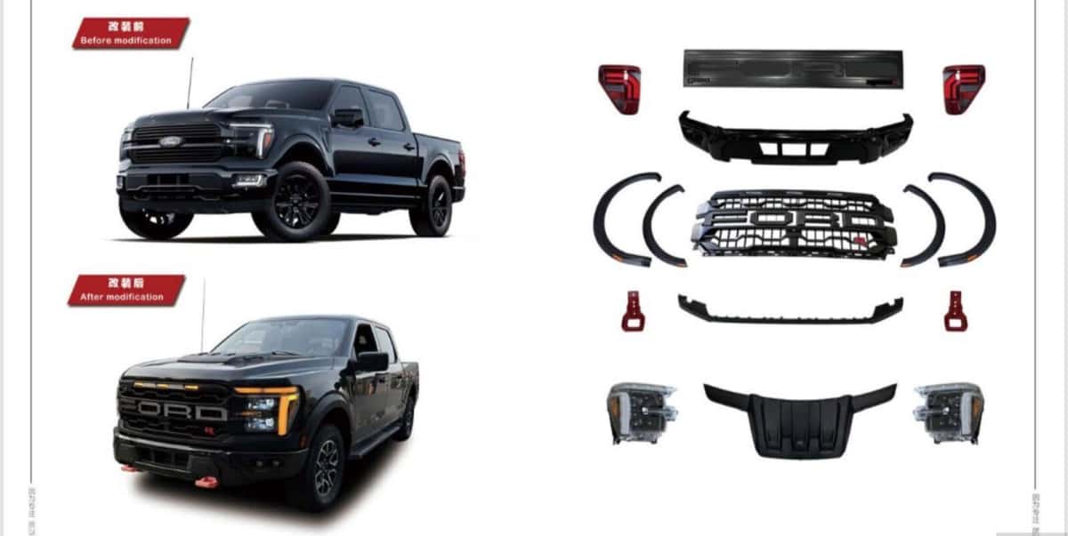 Conversion kit Ford F150 2025 - Tenderyard