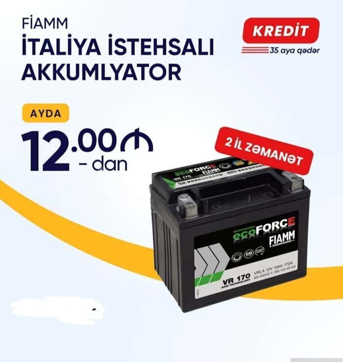 Akkumulyator Ecoforce Fiamm - Tenderyard