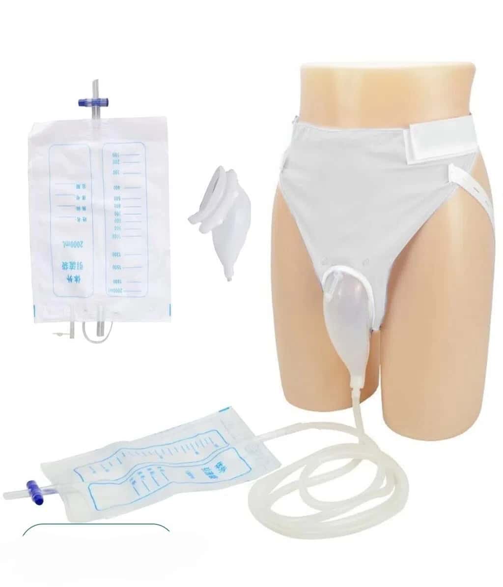 Portable urine collection system kit for men - Tenderyard