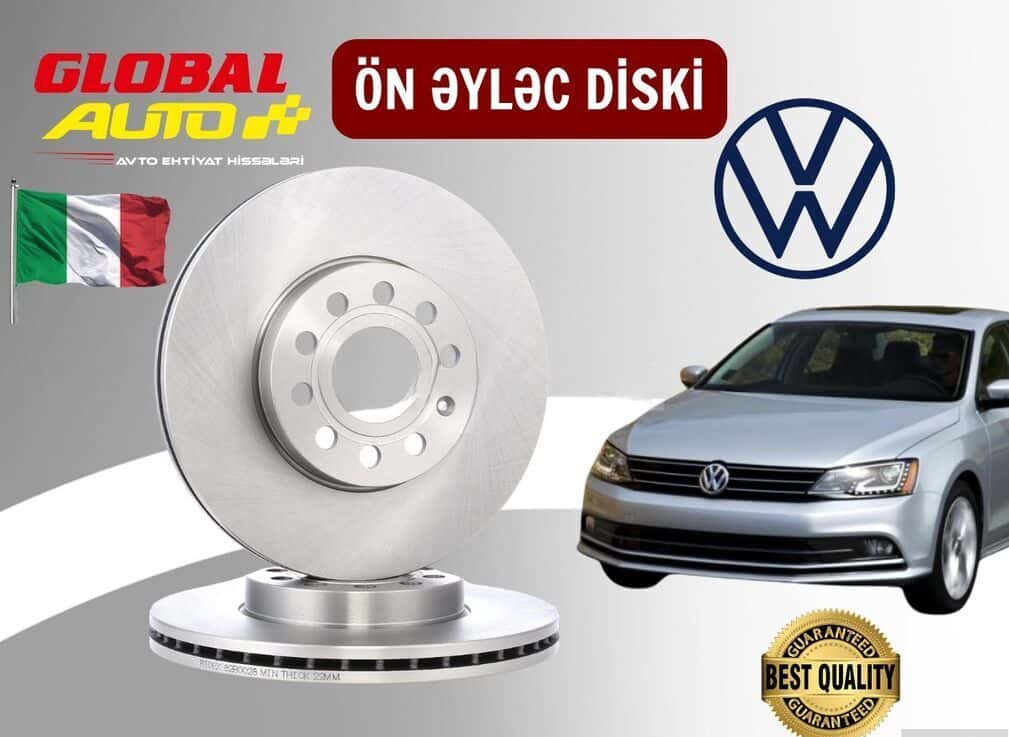 Front brake disc for Volkswagen Jetta - Tenderyard