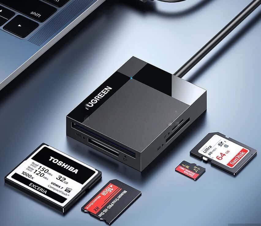 Картридер Ugreen 4-в-1 USB 3.0 - Tenderyard