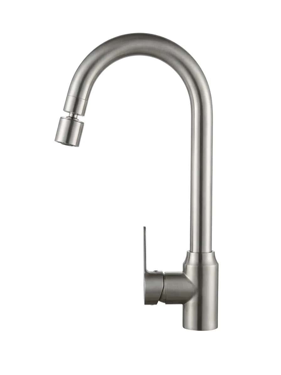 Kitchen faucet, Silver color - Tenderyard