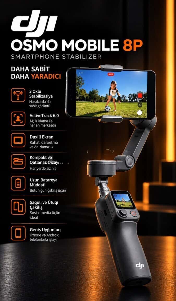 Гимбал DJI Osmo Mobile 8P - Tenderyard