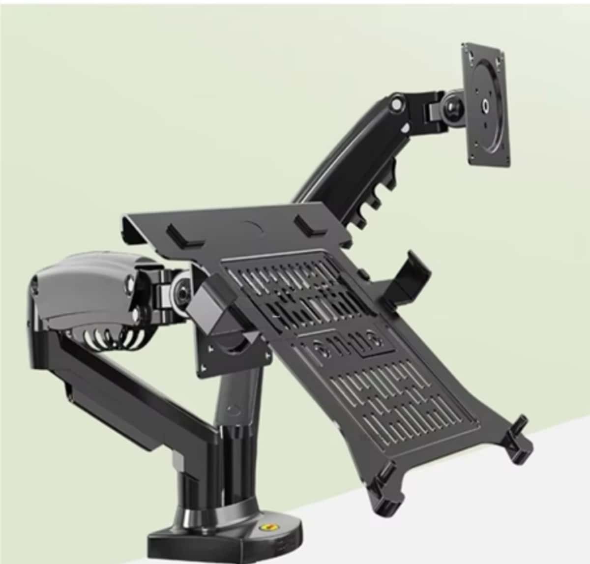 Black computer monitor arm - Tenderyard
