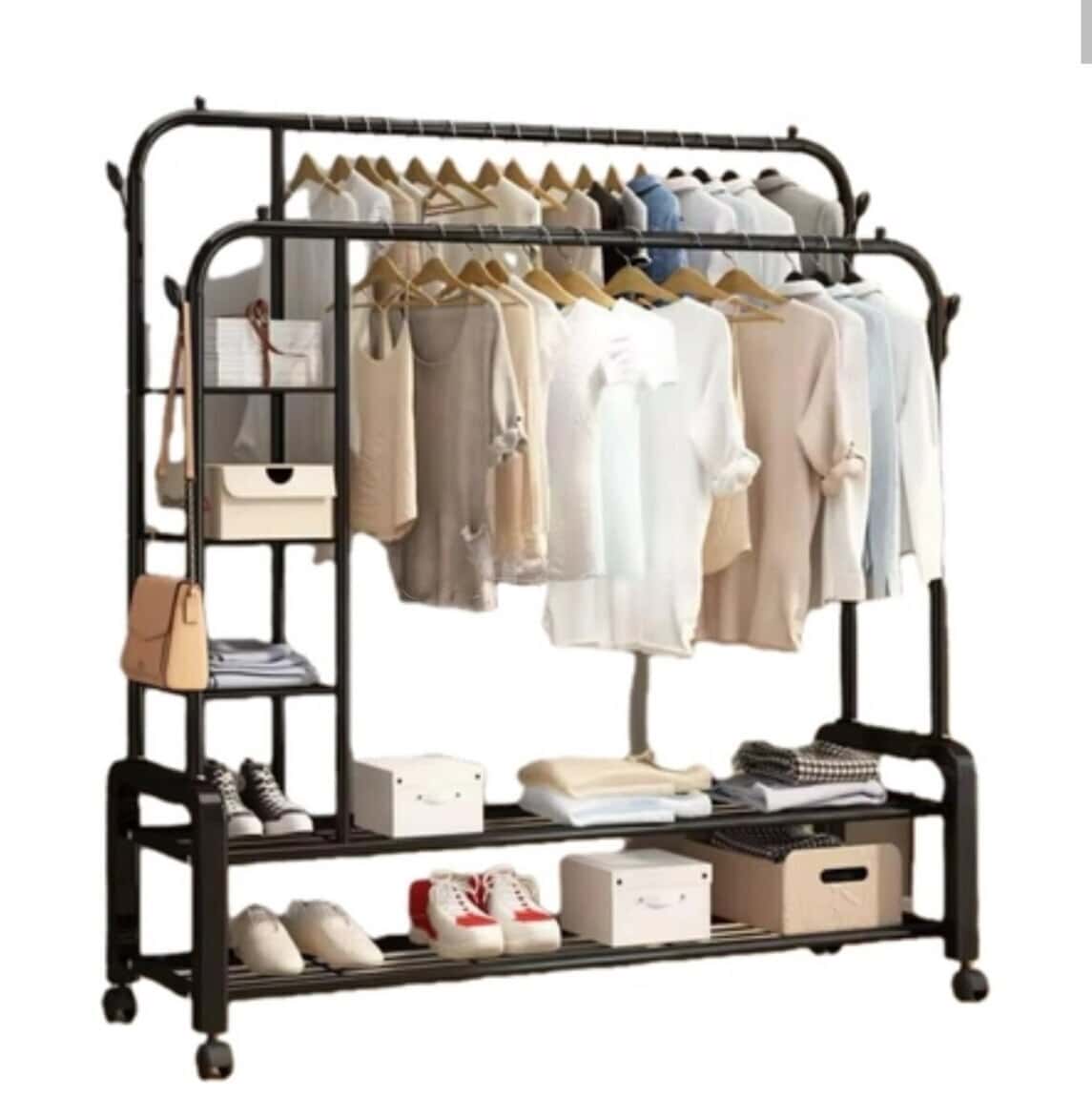Clothes Rack Black color - Tenderyard