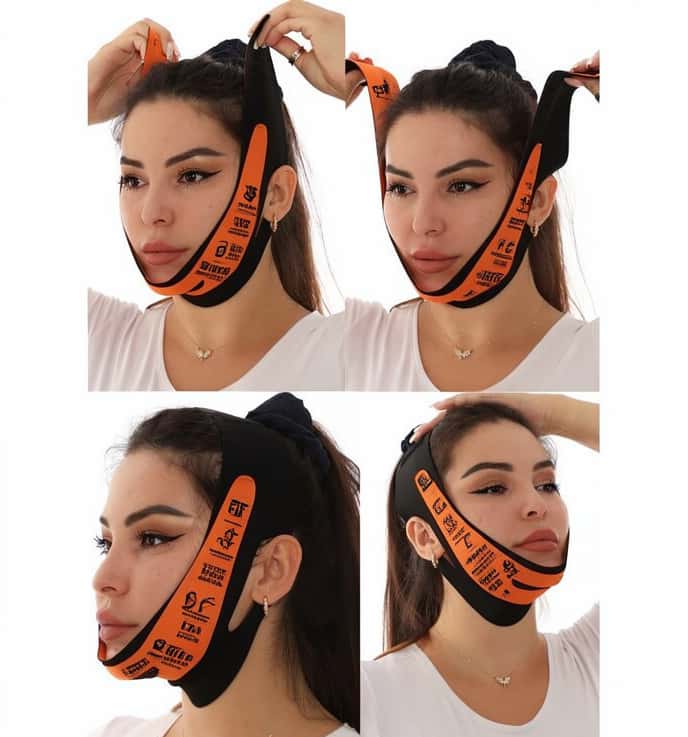Double chin reducer and jawline shaper corset - Tenderyard