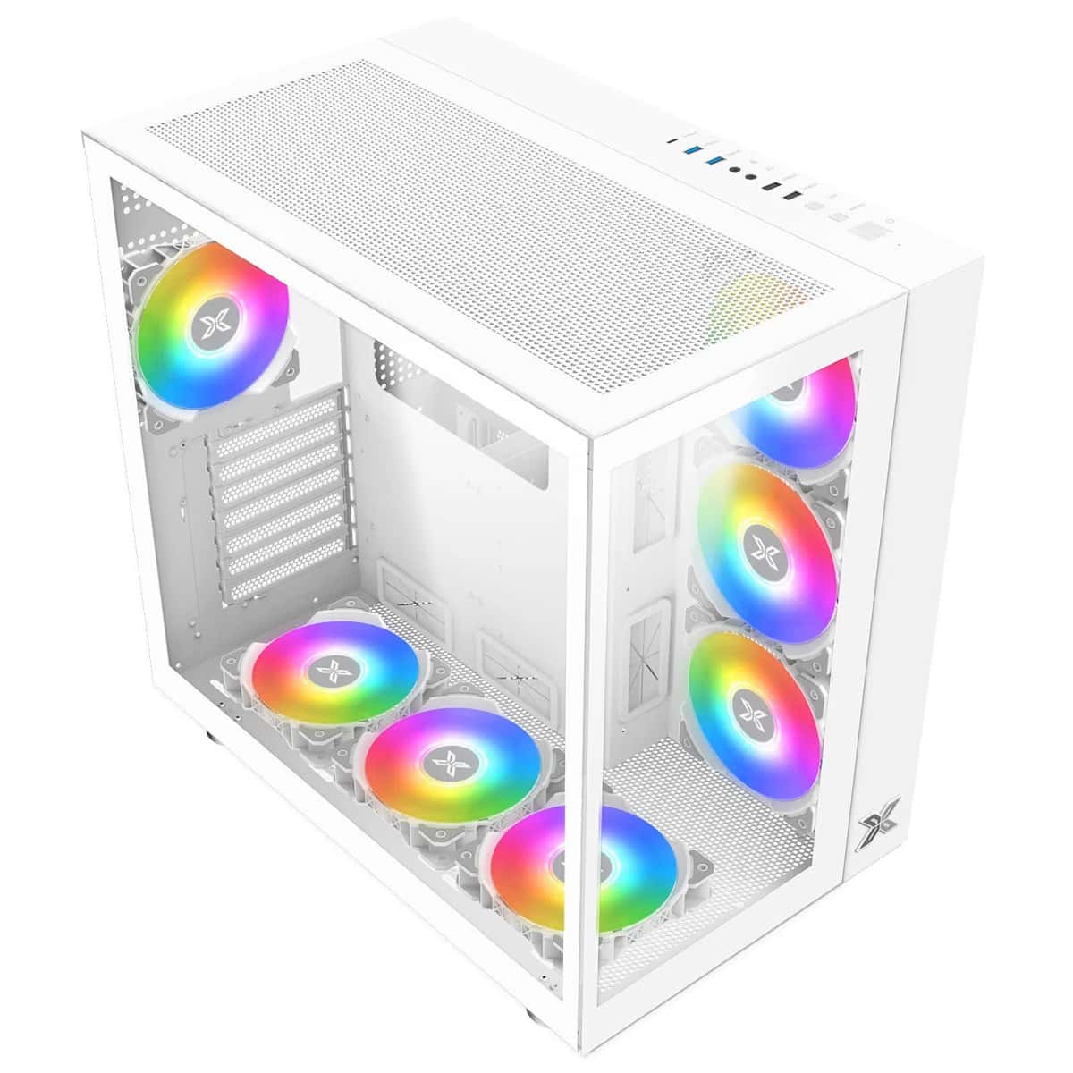 Xigmatek white computer case - Tenderyard