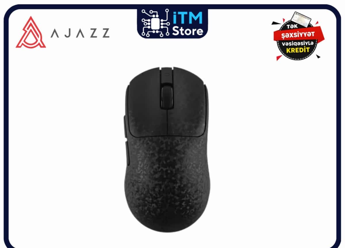 Gaming mouse Ajazz AJ199 Carbon Fiber 3-mode 500mAh - Tenderyard