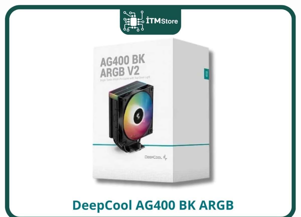 Computer cooler DeepCool AG400 BK ARGB - Tenderyard