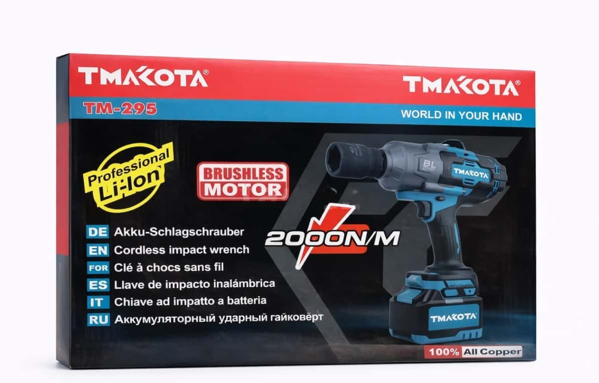 Electric Impact Wrench Tmakota TM-295 2000Nm - Tenderyard
