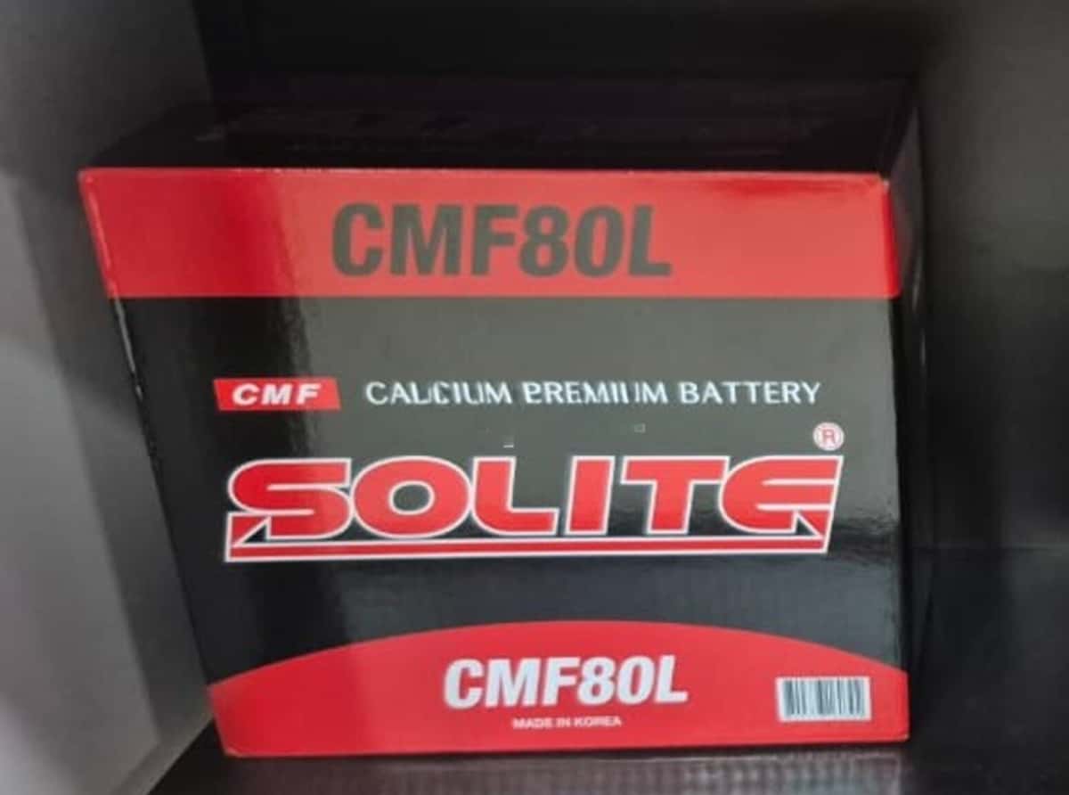 Solite Asia CMF80L 80Ah 12V Avtomobil Akkumulyatoru - Tenderyard