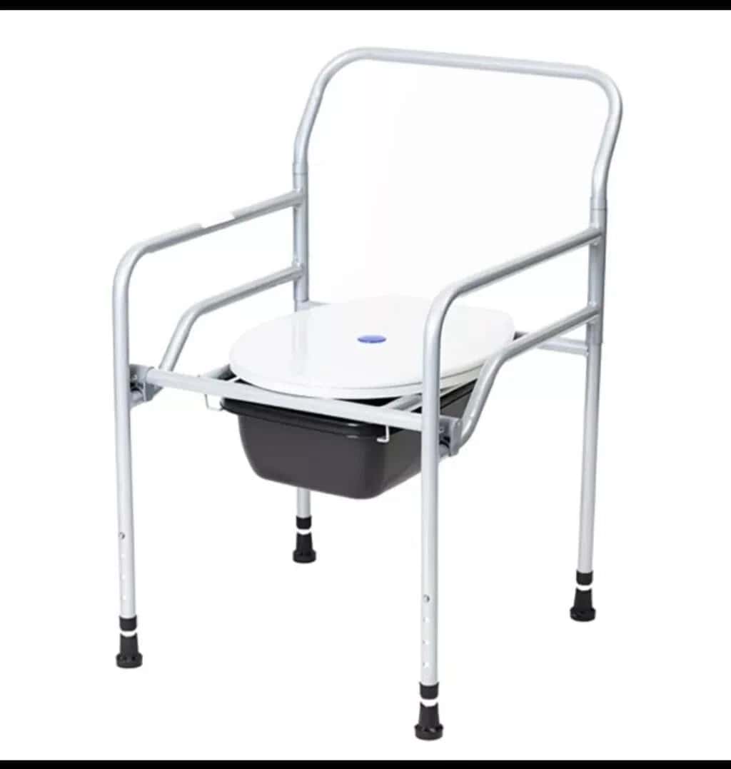 Sanitary toilet chair for disabled and patients (120 kg) - Tenderyard