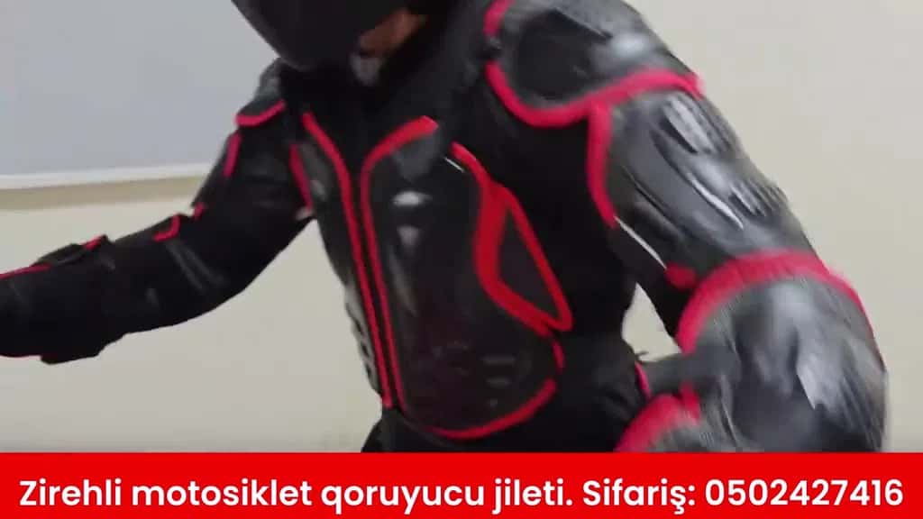 Motosiklet üçün zirehli qoruyucu jilet - Tenderyard